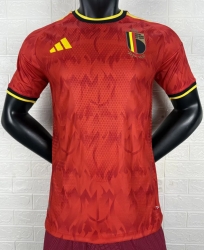 2025 26 Belgium home player version soccer jersey